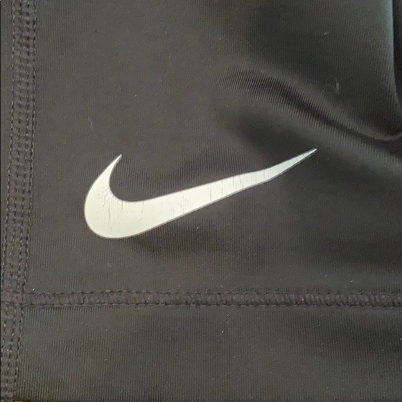 Nike Pro Capri Leggings Black - Picture 3 of 5